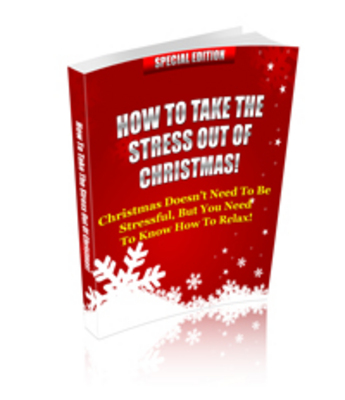 Product picture Christmas Stress/Remove Holiday Stress
